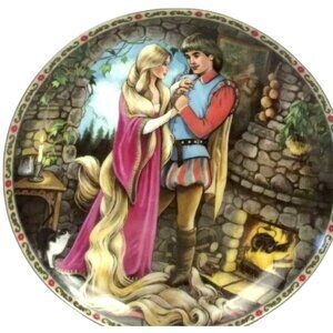 1988 Rapunzel Collector Plate Once Upon a Time Knowles Limited Edition 59A